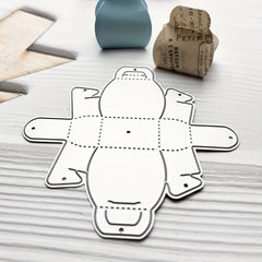 Mini Box Die Cuts Cutting Die Stencil Embossing Stencil DIY Crafts Making