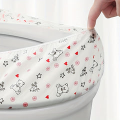 10pcs Disposable Toilet Seat Covers Large Waterproof Potty Covers Germ Protect