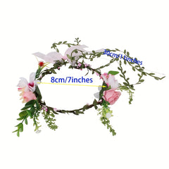 Adjustable Flower Headband for Women
