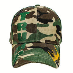 Camouflage Baseball Cap with Embroidery Duck Tongue