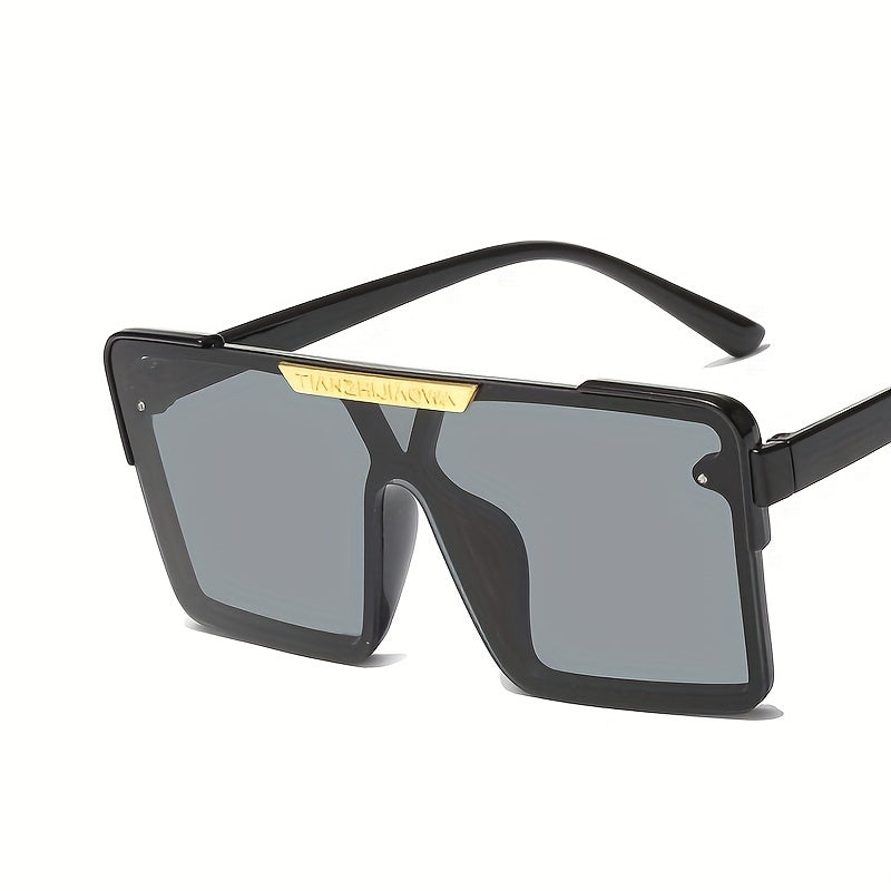 Y2K Vintage Square Sunglasses Sun Protection