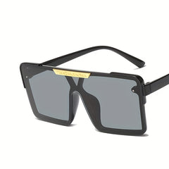 Y2K Vintage Square Sunglasses Sun Protection
