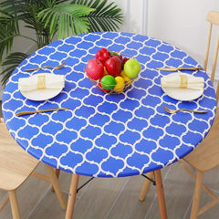 Waterproof Elastic Fitted Bohemian Tablecloth 121 152