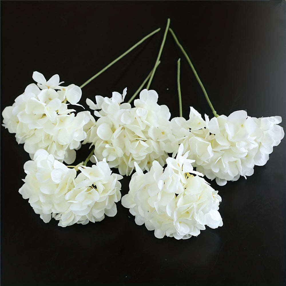 5pcs Hydrangea Artificial Flowers for Wedding Table Decor