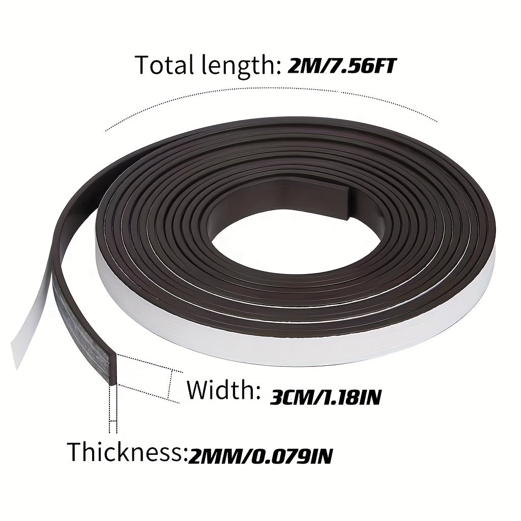 Self-Adhesive Magnetic Strip Tape Roll - Craft & DIY Projects