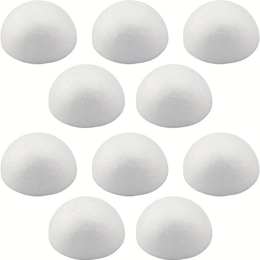 50PCS Foam Balls Half Round Hemispherical Craft Ball Wedding Decor