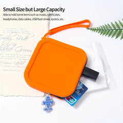 Silicone Zipper Makeup Pouch Waterproof Toiletry Bag