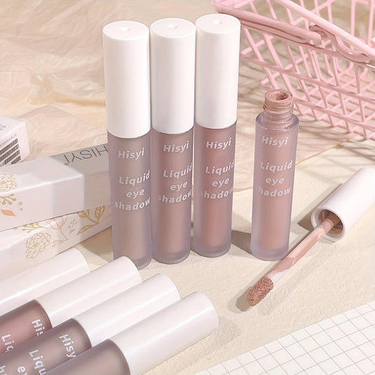 Long-Lasting Matte Liquid Eyeshadow in 4 Earth Tones