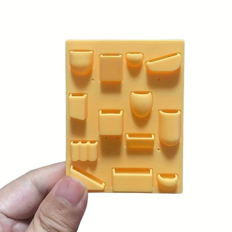 1/12 Mini Storage Rack w/5 Hooks Dollhouse Scene Decor
