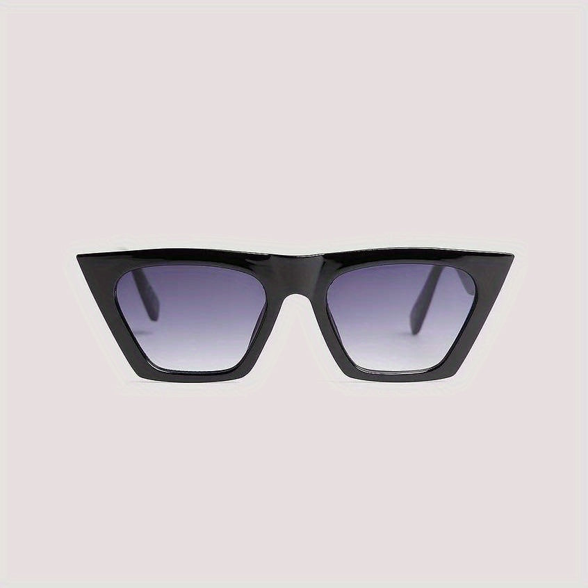 Square Frame Cat Eye Sunglasses Gradient Lens UV400