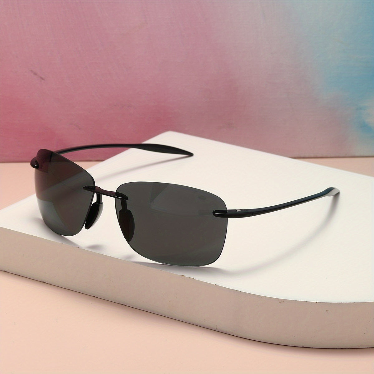 Men's Square Frame Sunglasses UV Protection