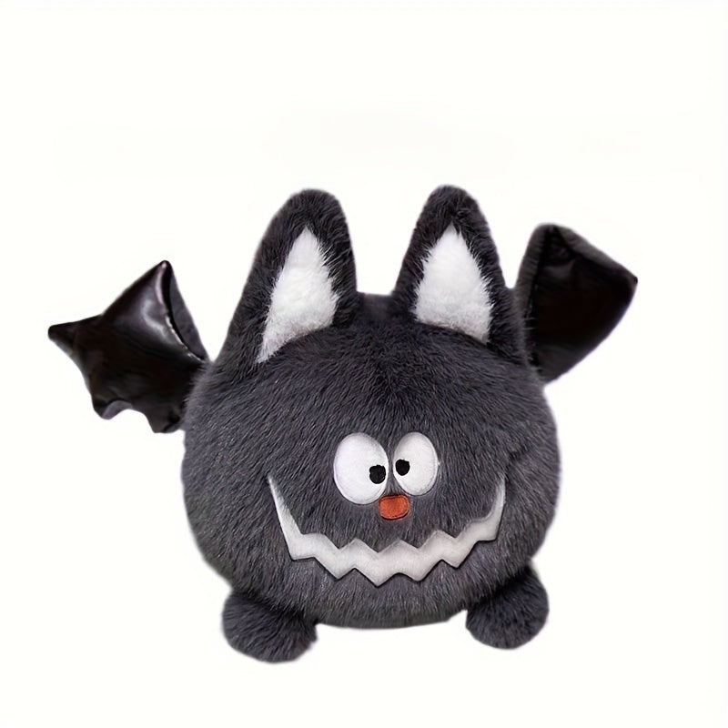 Adorable Bat Plush Doll Soft Stuffed Animal with Bats Wings Grey