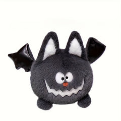 Adorable Bat Plush Doll Soft Stuffed Animal with Bats Wings Grey