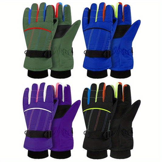 Winter Waterproof Non-slip Gloves - Warm and Cozy - Cold Weather Gloves