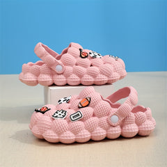 Cartoon Charms Girls House Shoes Quick Dry Lightweight Anti Slip Clogs