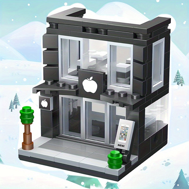 Mini Bricks Bread Shop Building Blocks Set