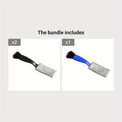 Double Head Car Clean Brush Set