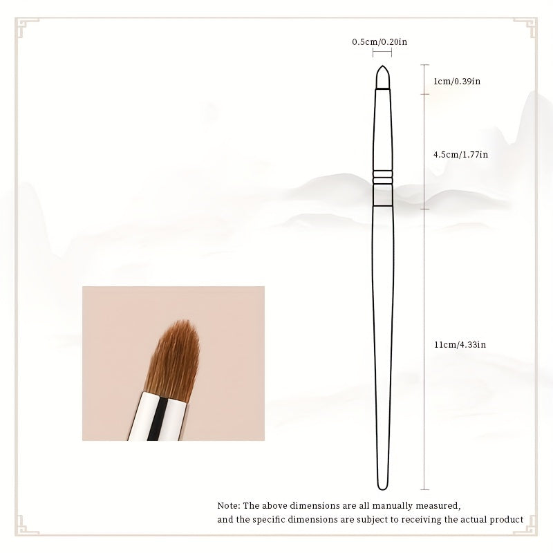 Detail Makeup Brush Soft Synthetic Hairs Eyeshadow Eyeliner Eyebrow