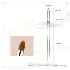 Detail Makeup Brush Soft Synthetic Hairs Eyeshadow Eyeliner Eyebrow