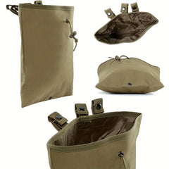 Tactical Folding Dump Pouch Utility Tool Bag Military Molle Drawstring