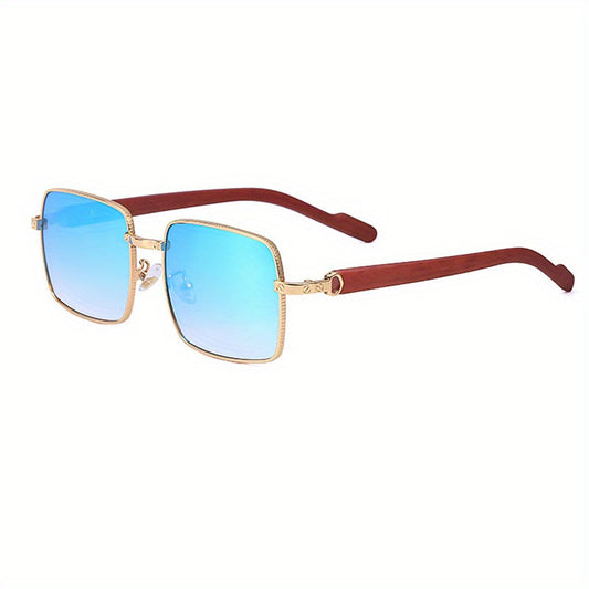 Men's Square Sunglasses Mature Business Beach Windproof Glasses