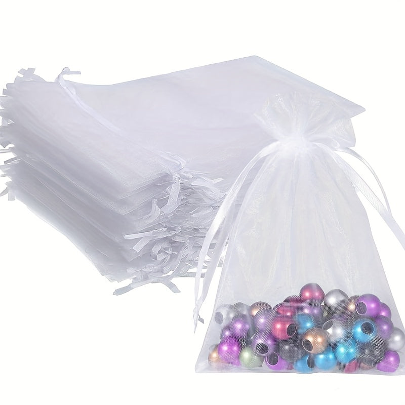 20pcs Drawstring Mesh Bags Wedding Gift Bags for Parties