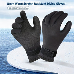 Neoprene Diving Gloves for Water Sports - 3mm 5mm Warm Keeping Gloves