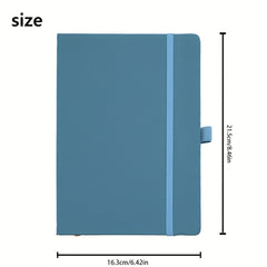 Fashionable A5 Notebook Cover with Leather Feel - 4 Colors