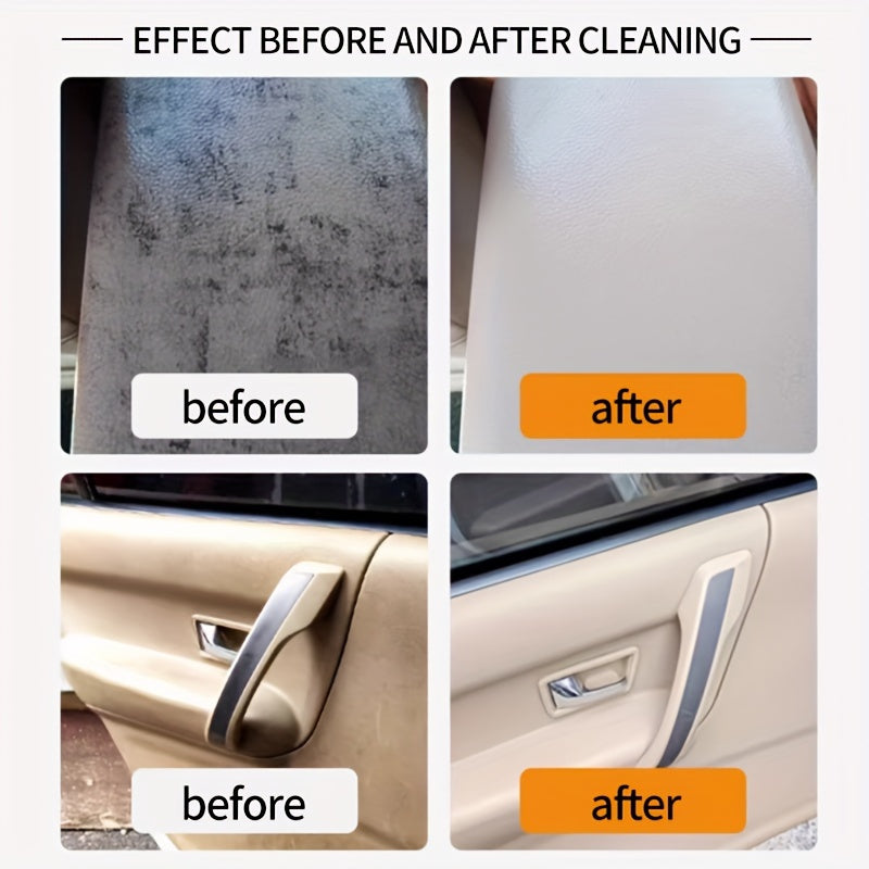 Car Interior Cleaning Remove Dirt, Wash Without Watermark, Prevent Leather Aging