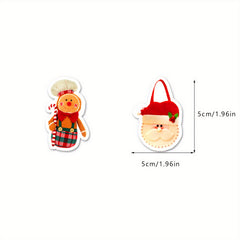 50pcs Christmas Style Party Decoration Stickers Waterproof Stickers