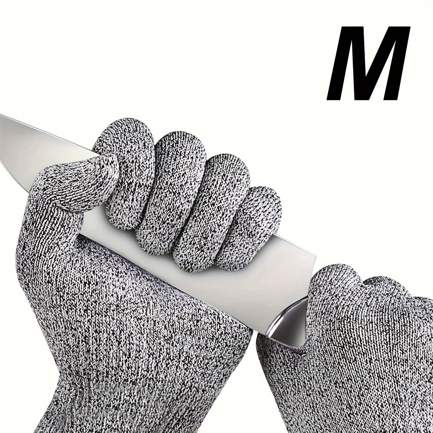2pcs Cut Resistant Gloves Durable Safety Protection Enhanced Grip