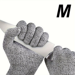 2pcs Cut Resistant Gloves Durable Safety Protection Enhanced Grip