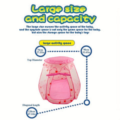 Magical Princess Playhouse Pop Up Tent Indoor Outdoor Fun