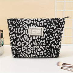 Leopard Print Makeup Bag Portable Travel Pouch Organizer