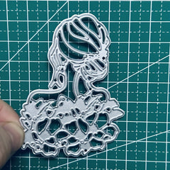 Flowers Lady Pattern Die Cuts For Card Making Cutting Dies Stencil