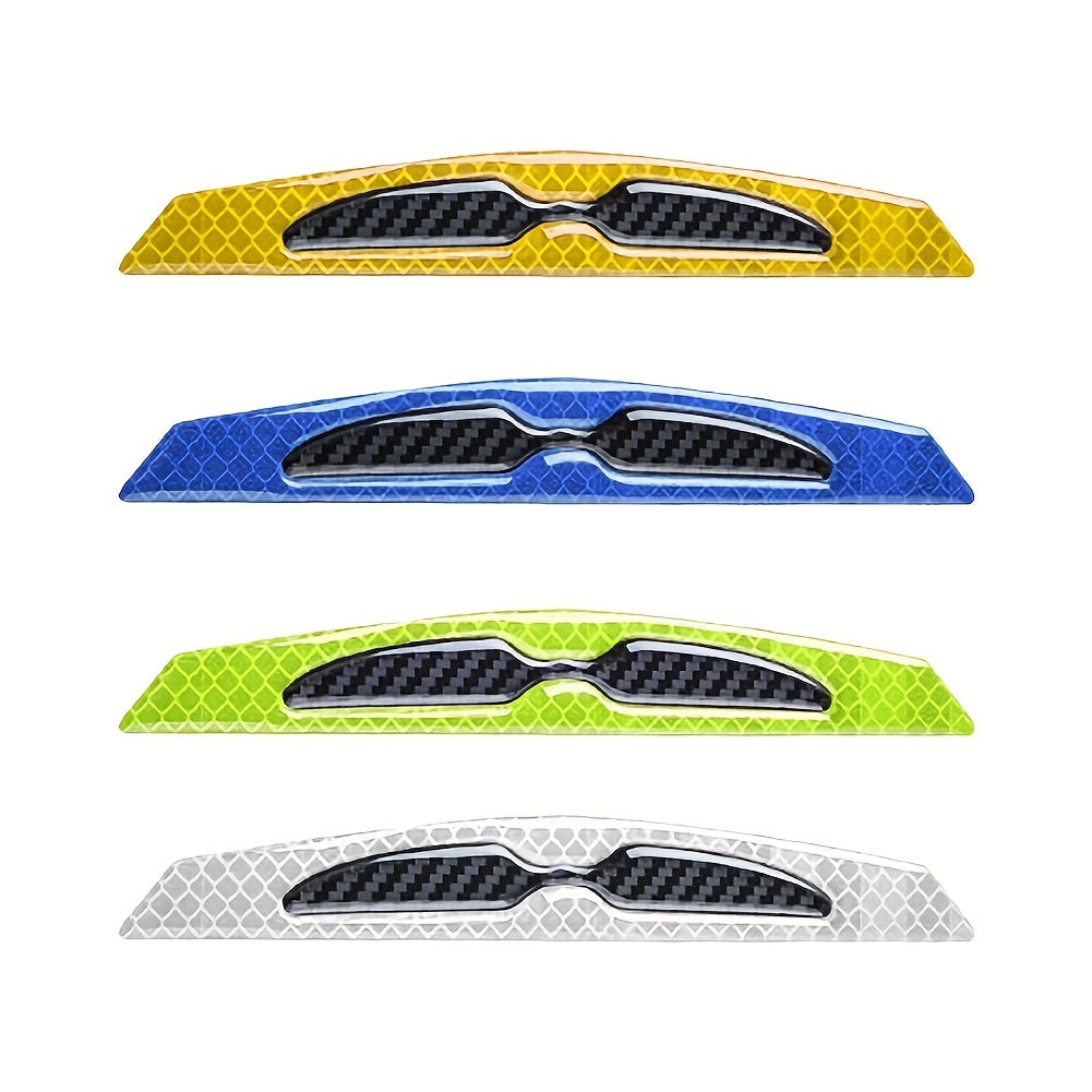 4pcs Car Door Bumper Strip Protect Collisions Scratches