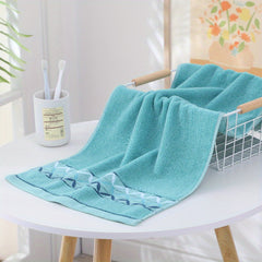 3pcs Embroidered Hand Towel Soft Breathable Face Towel Absorbent Towel