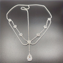 Crystal Pendant Head Chain Bridal Wedding Hair Accessories