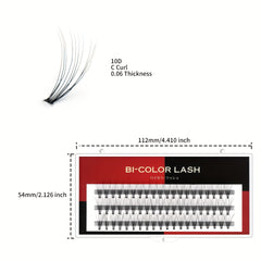 Cluster Colored Lashes 10D 8 10 12mm Red Brown Individual False Lashes