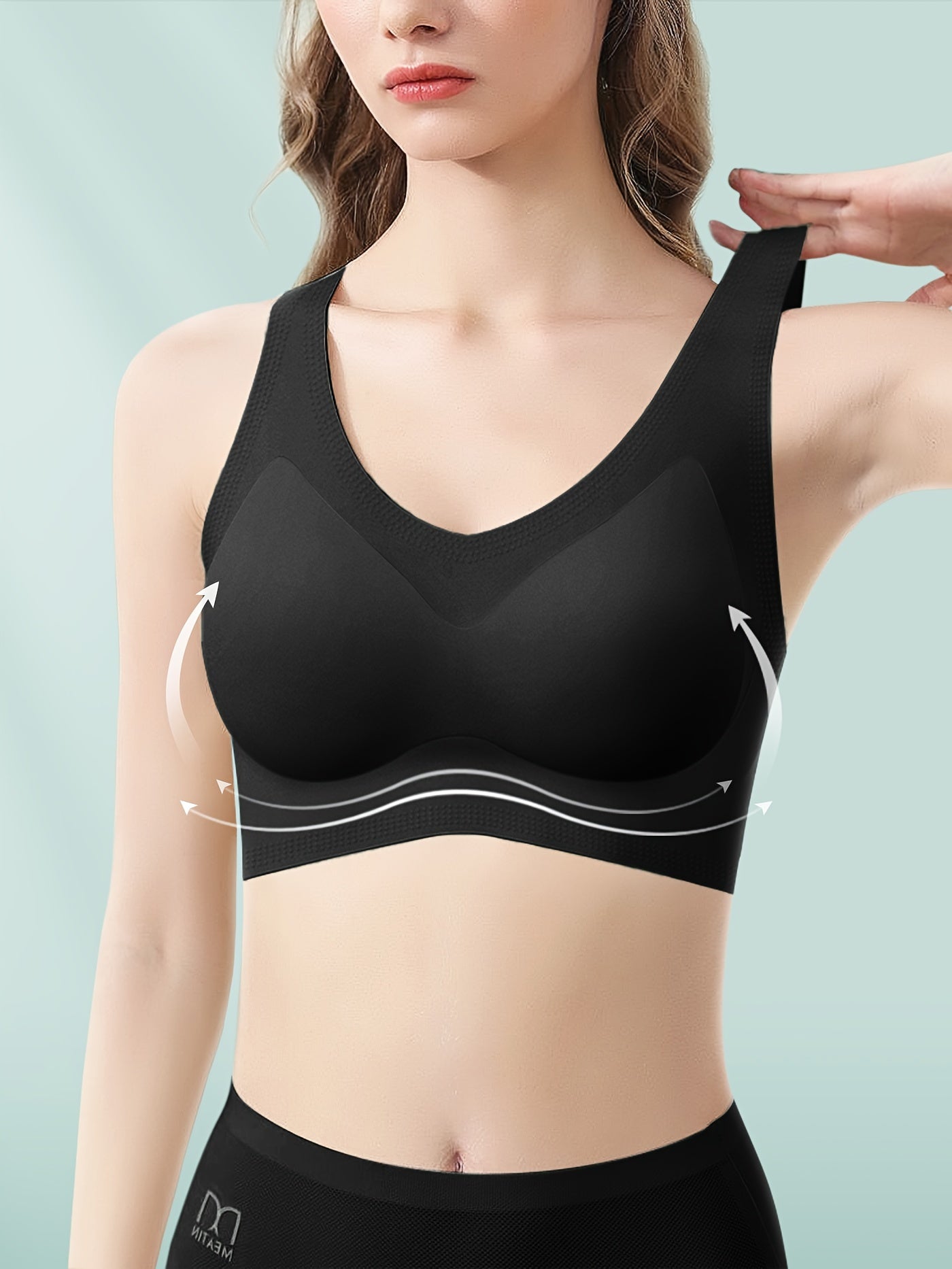 Seamless Vest Sports Bras Soft & Comfy Full Coverage Intimates Bra