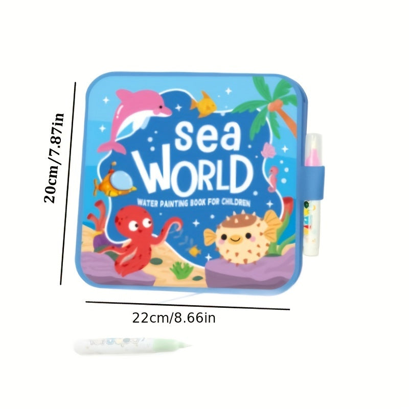 Foldable Magic Water Painting Book & Pen Set