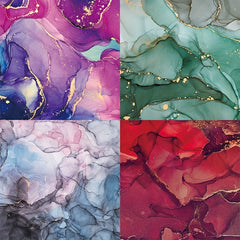 DIY OMBRE Theme Background Paper 6 Inch Single Sided Pattern Paper Dreamlike