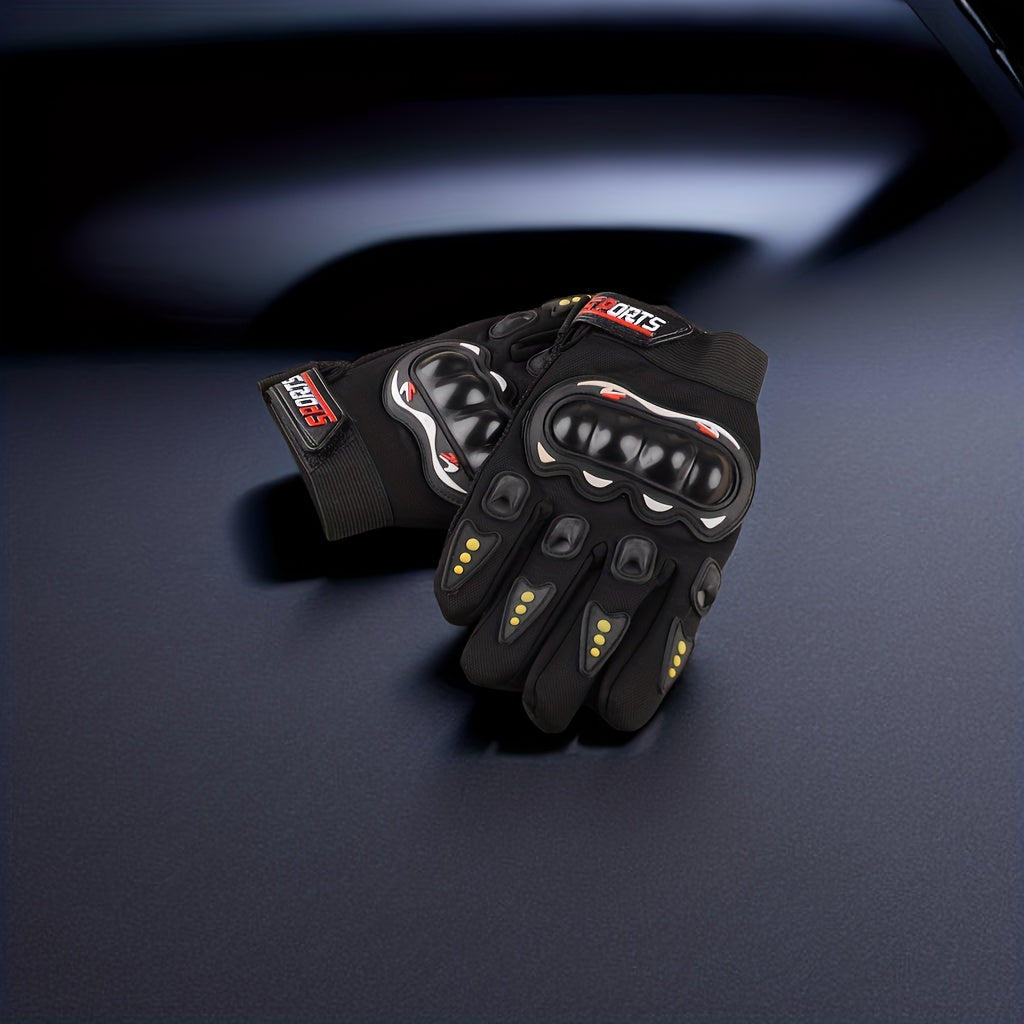 Men's Anti Slip Motorcycle Gloves Protective Racing Cycling