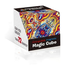 3D Magic Cube Fidget Toy 36 Magnets 70+ Shapes