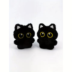 2pcs Cat Plush Doll Ornament Pillow Cat Toy Holiday Gift