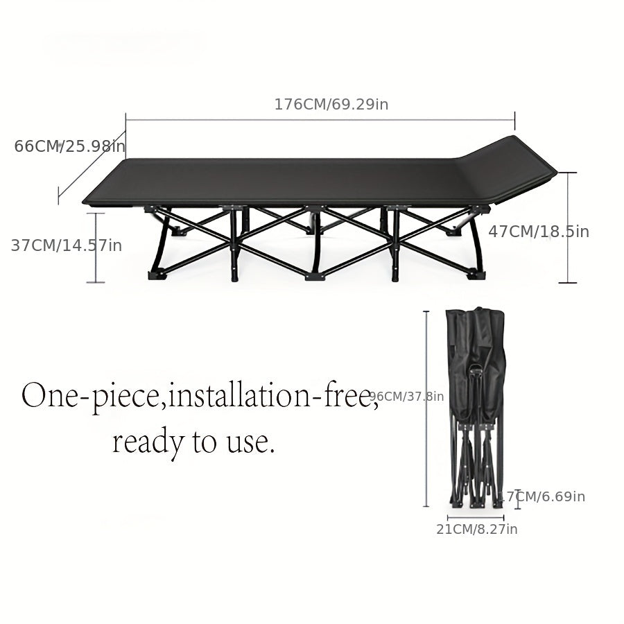 Portable Outdoor Folding Bed for Lunch Break