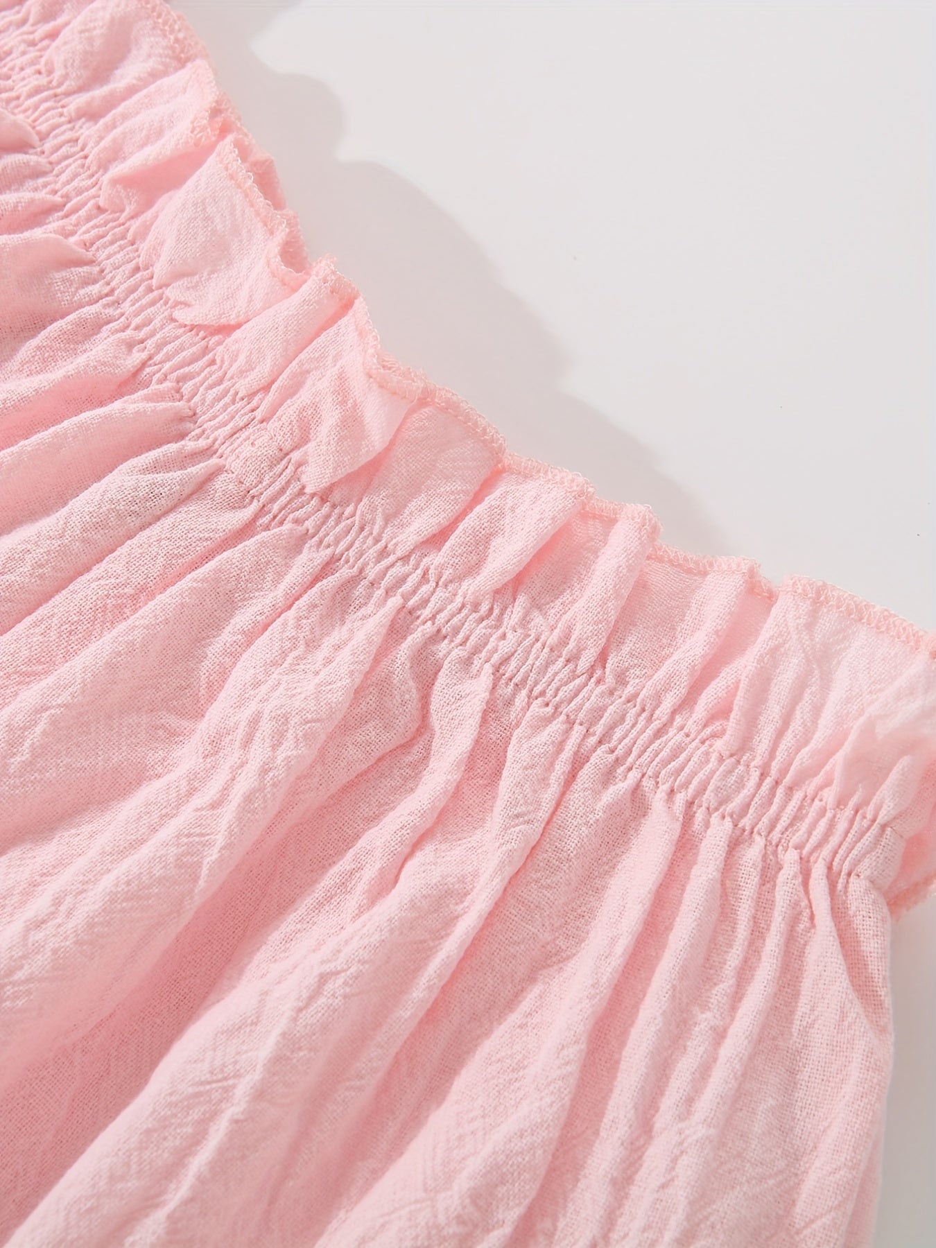 Toddler Girls Cotton Ruffle Trim Shorts Kids Summer Clothes