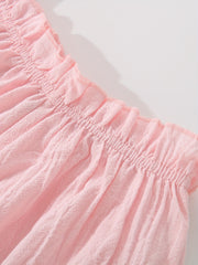 Toddler Girls Cotton Ruffle Trim Shorts Kids Summer Clothes