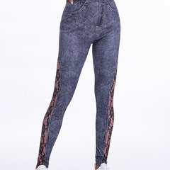 Floral Printed High Waist Leggings for Women