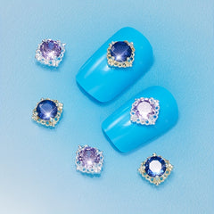 3D Nail Art Rhinestones Zircon Nail Rhinestones Metal Gems Jewels Stones